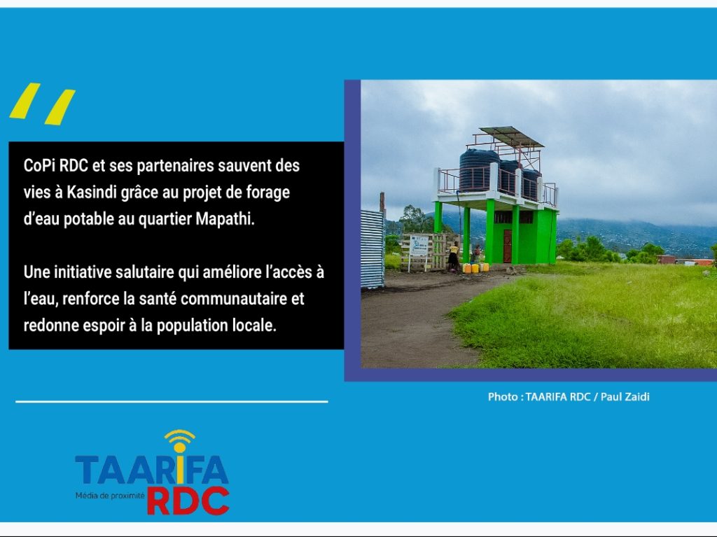 Les actions humanitaires à Kasindi pour sauver des vies