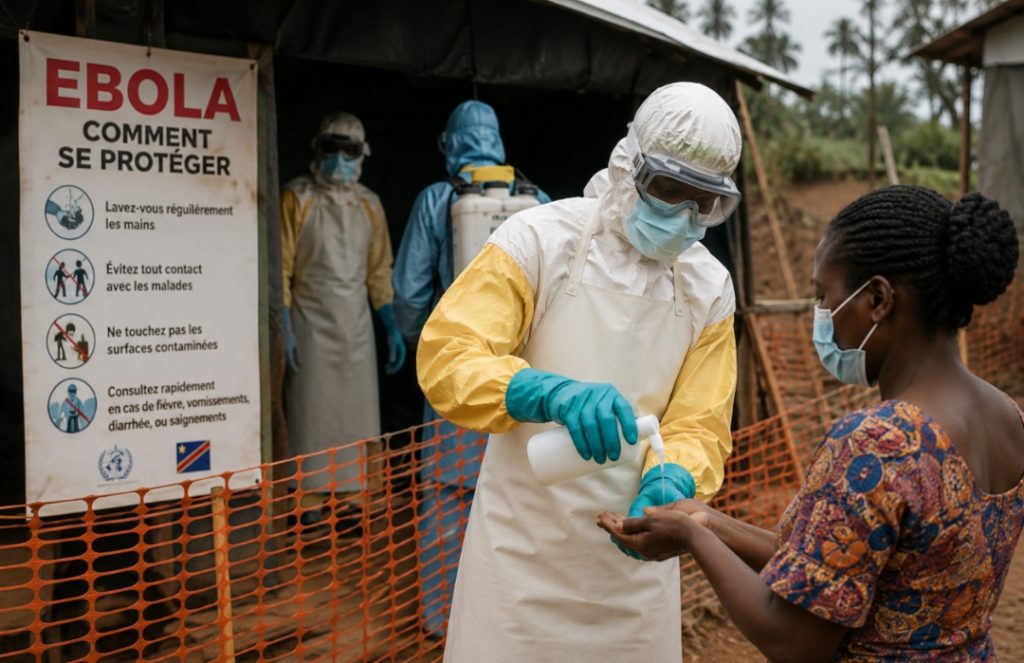 Lutte contre la chaîne de contamination de la maladie à virus Ebola 